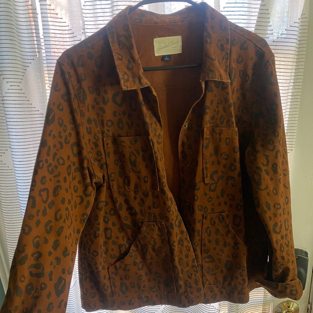 Vintage cheetah Shacket size L
